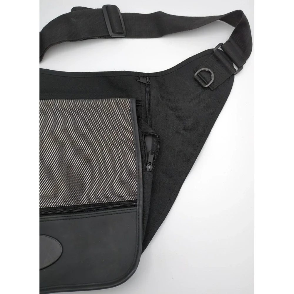 Vtg Y2K Messenger Sling Bag Multi Pocket Adjustable Strap Tech Tactical Gorpcore